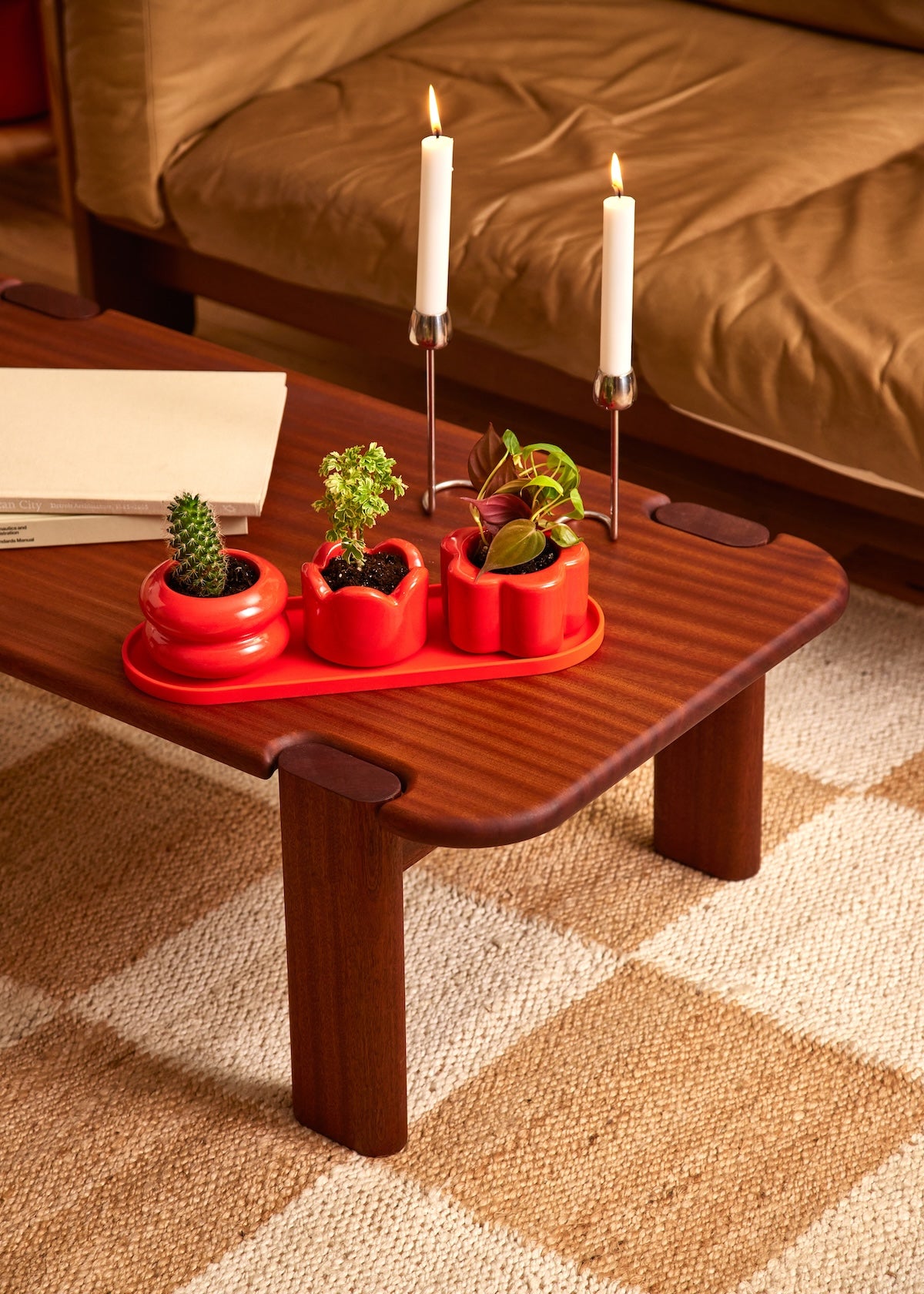 Mini Planter Trio, Poppy