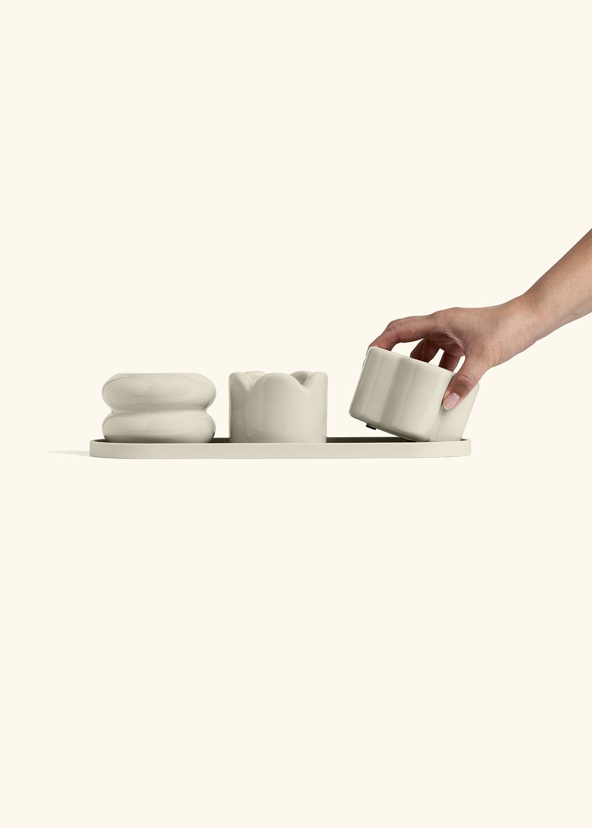 Mini Planter Trio, Oat