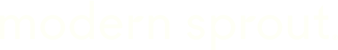 Modern sprout logo